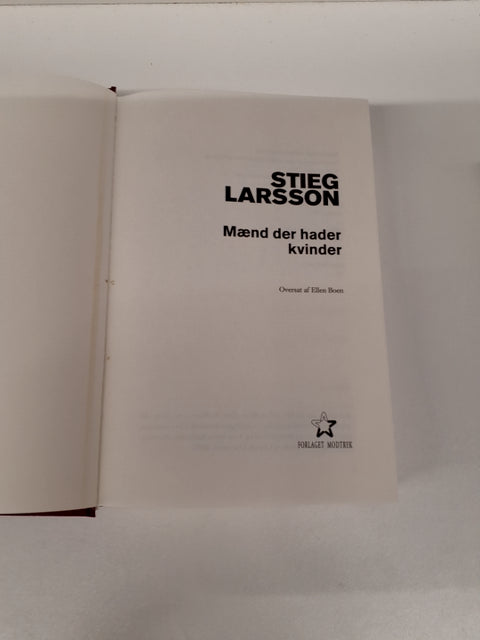 Stieg Larsson, Mænd der hader kvinder